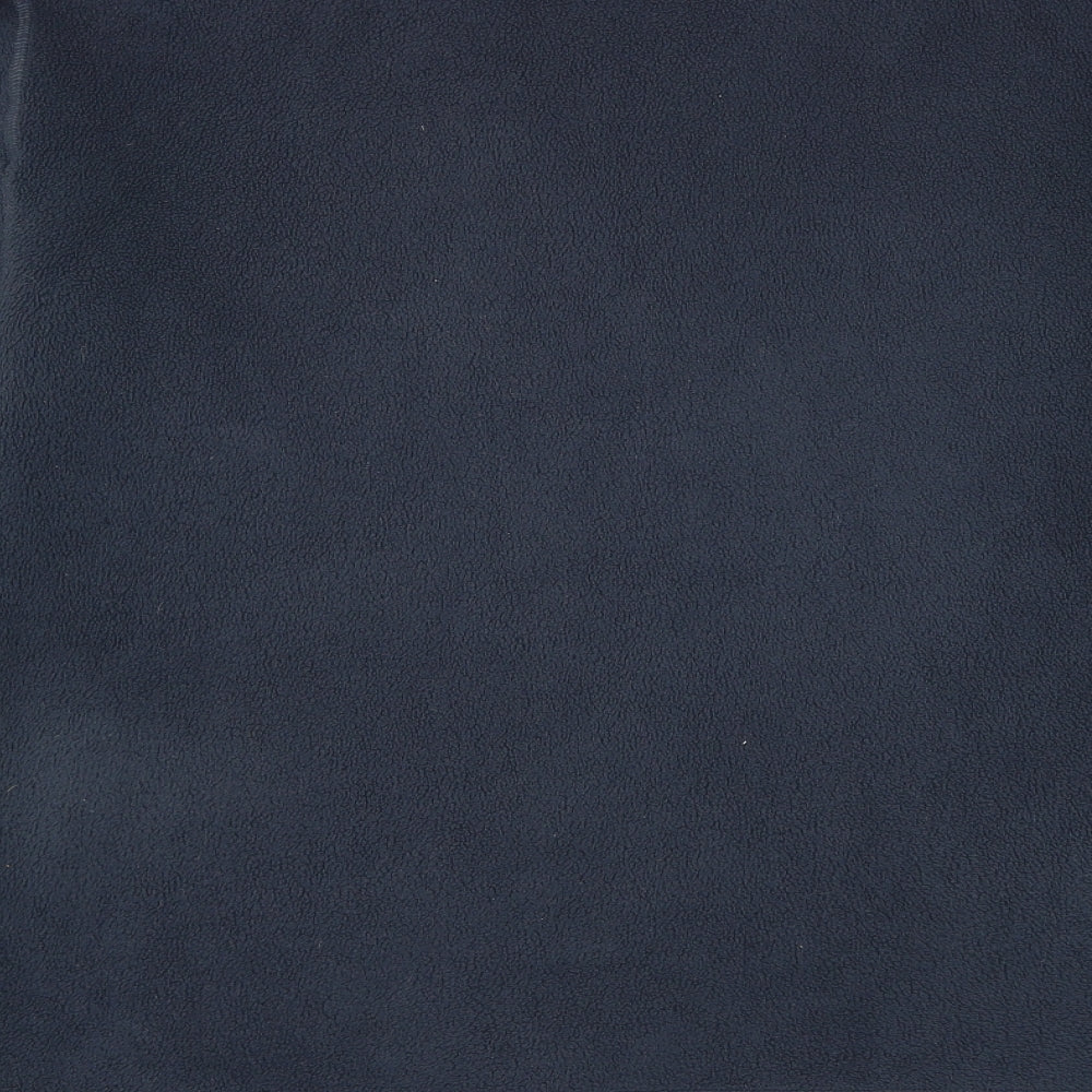 Canada Mens Blue  Polyester Full Zip Sweatshirt Size L