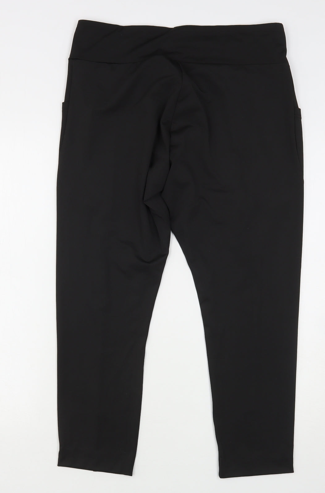 Shein  Womens Black  Polyester Compression Leggings Size XL L25 in Regular
