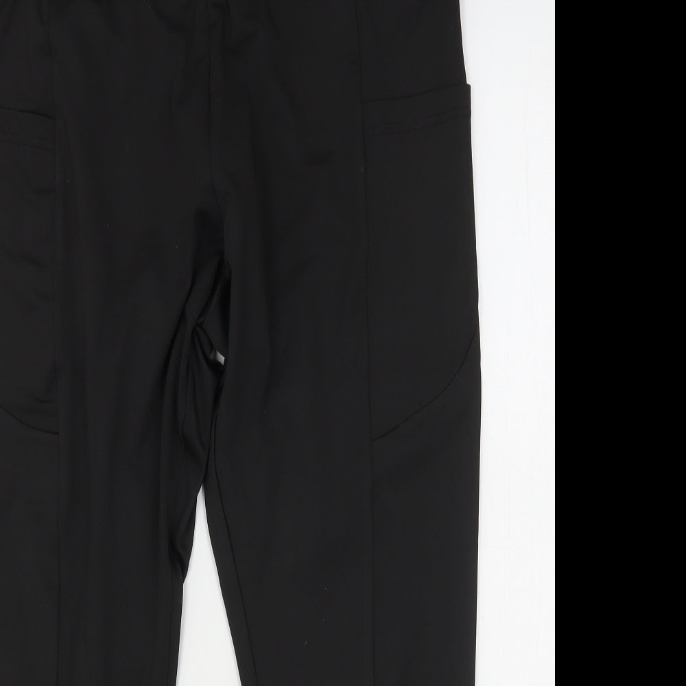 Shein  Womens Black  Polyester Compression Leggings Size XL L25 in Regular