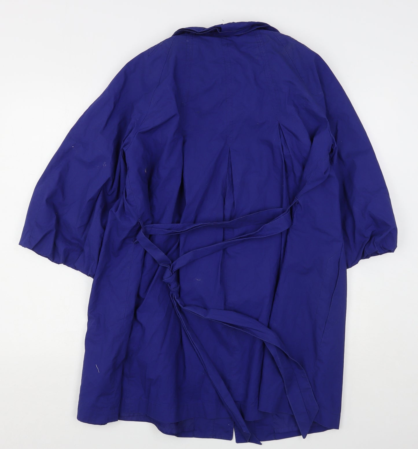 Marks and Spencer Womens Blue   Overcoat Coat Size 14
