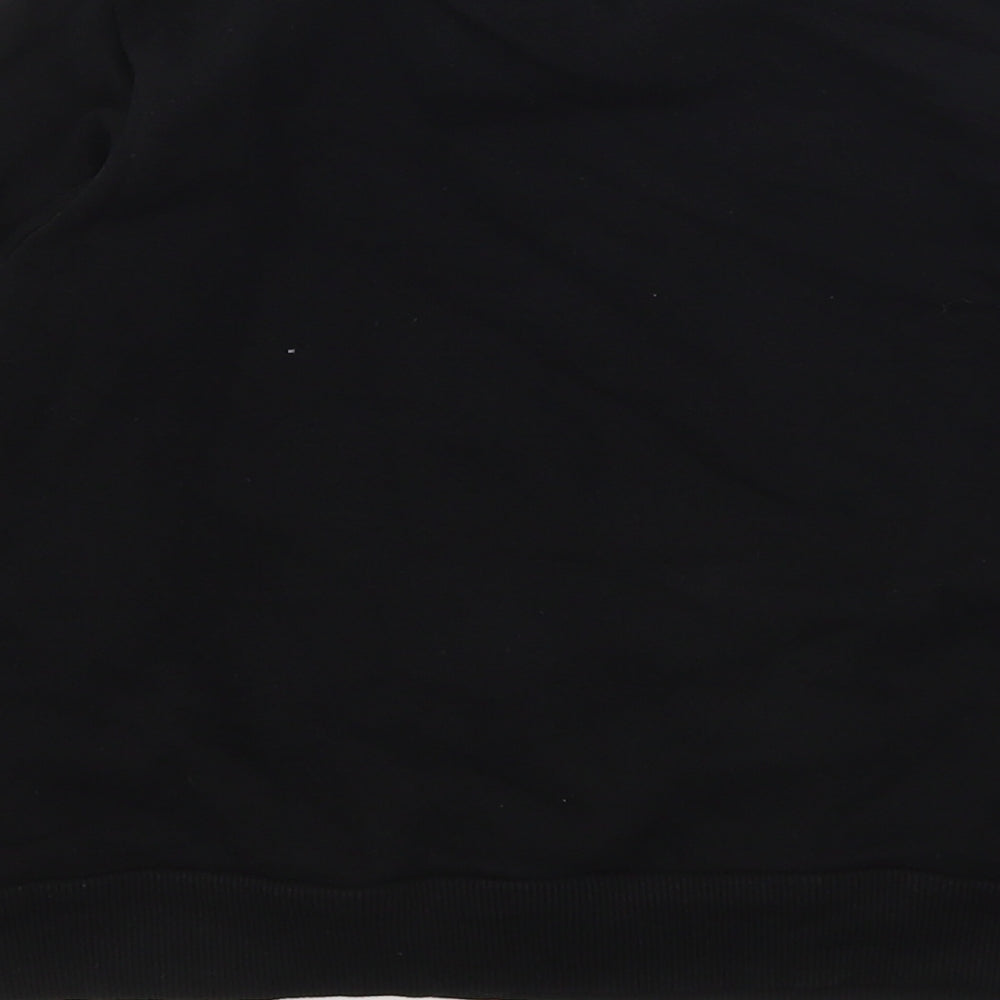 H&M Boys Black  Cotton Pullover Sweatshirt Size 7-8 Years