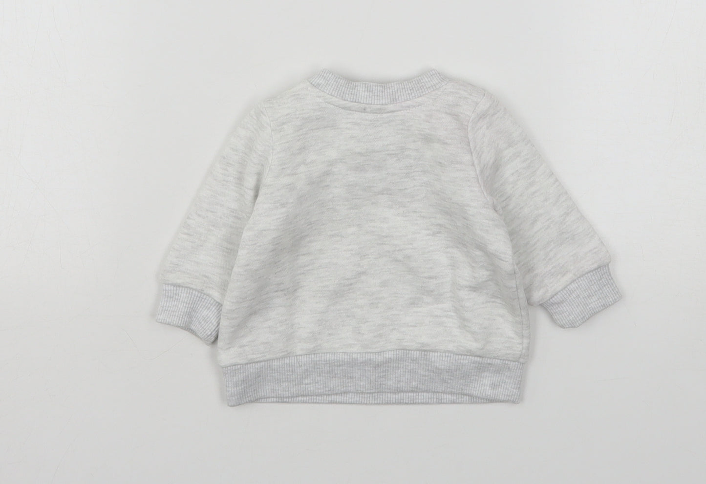 Primark Baby Grey  Cotton Pullover Jumper Size 0-3 Months