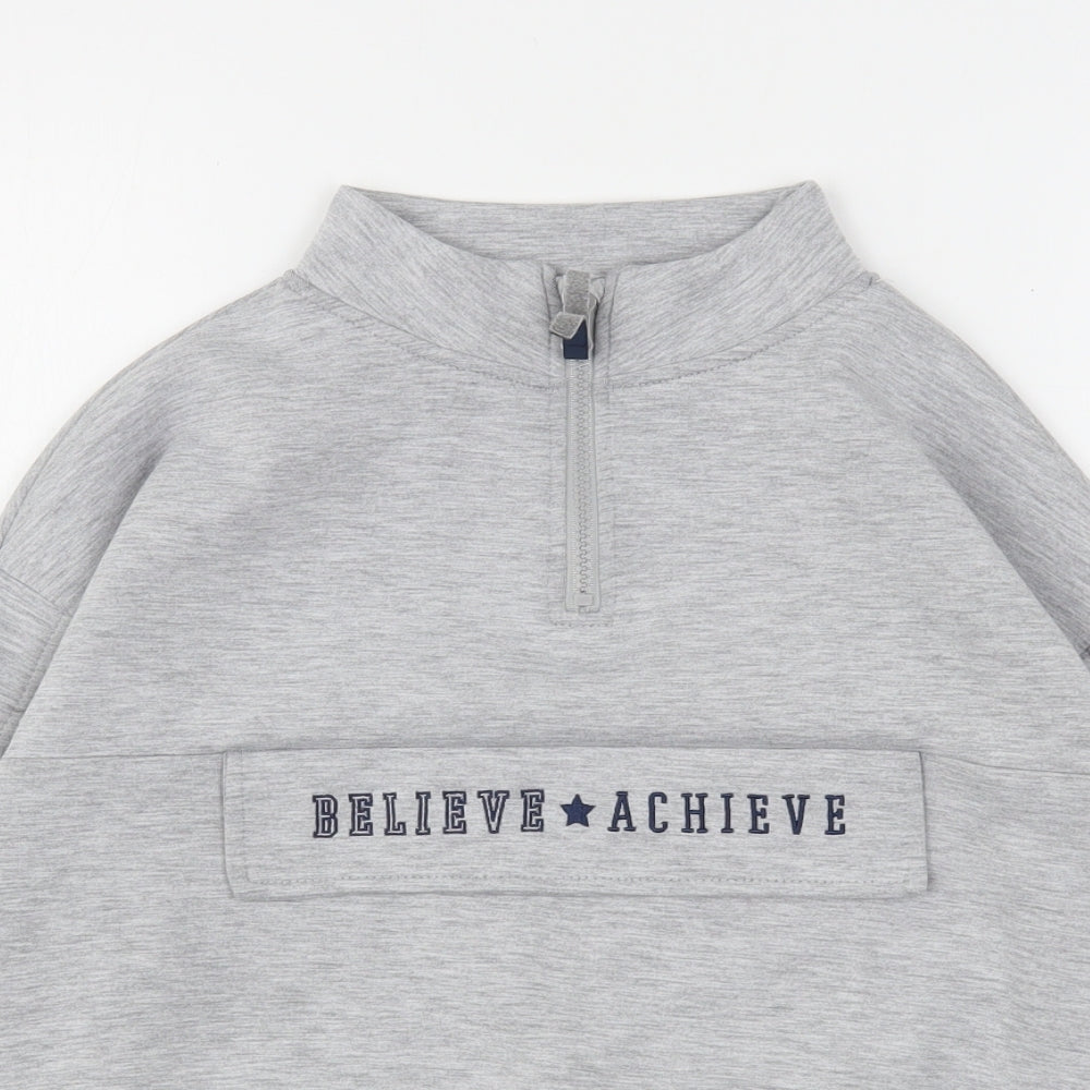 Primark Girls Grey  Polyester Pullover Sweatshirt Size 11-12 Years