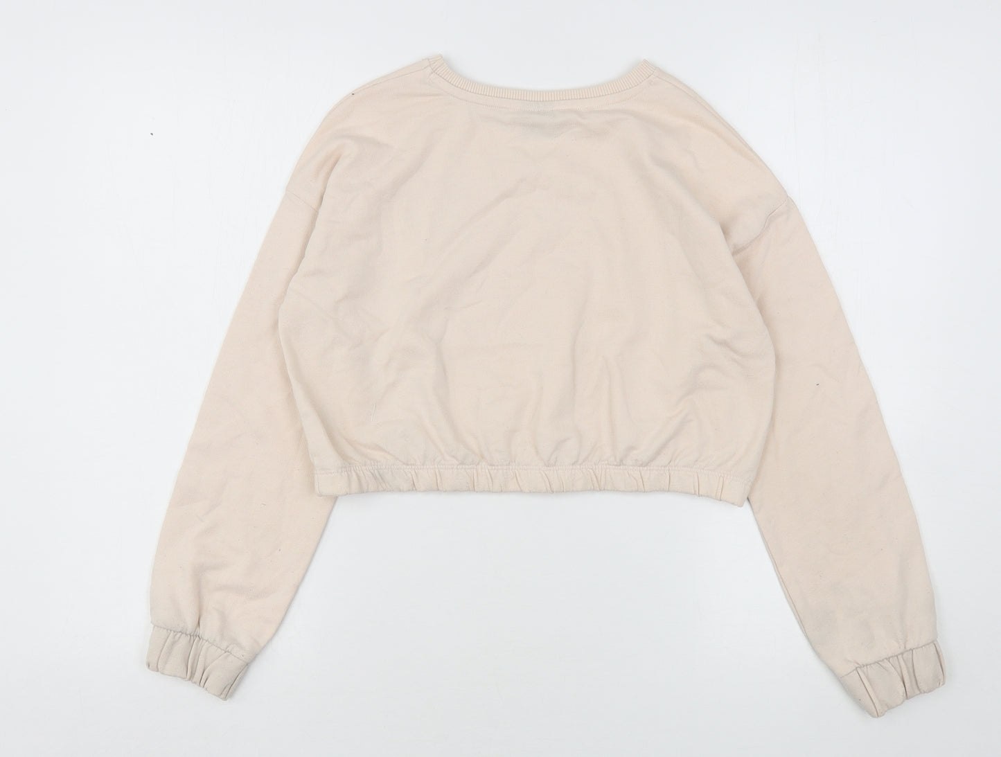 George Girls Pink  Polyester Pullover Sweatshirt Size 10-11 Years