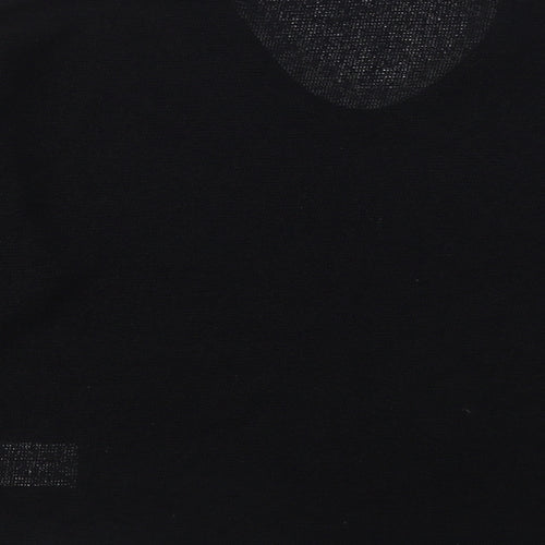 b.young Womens Black V-Neck  Viscose Pullover Jumper Size M