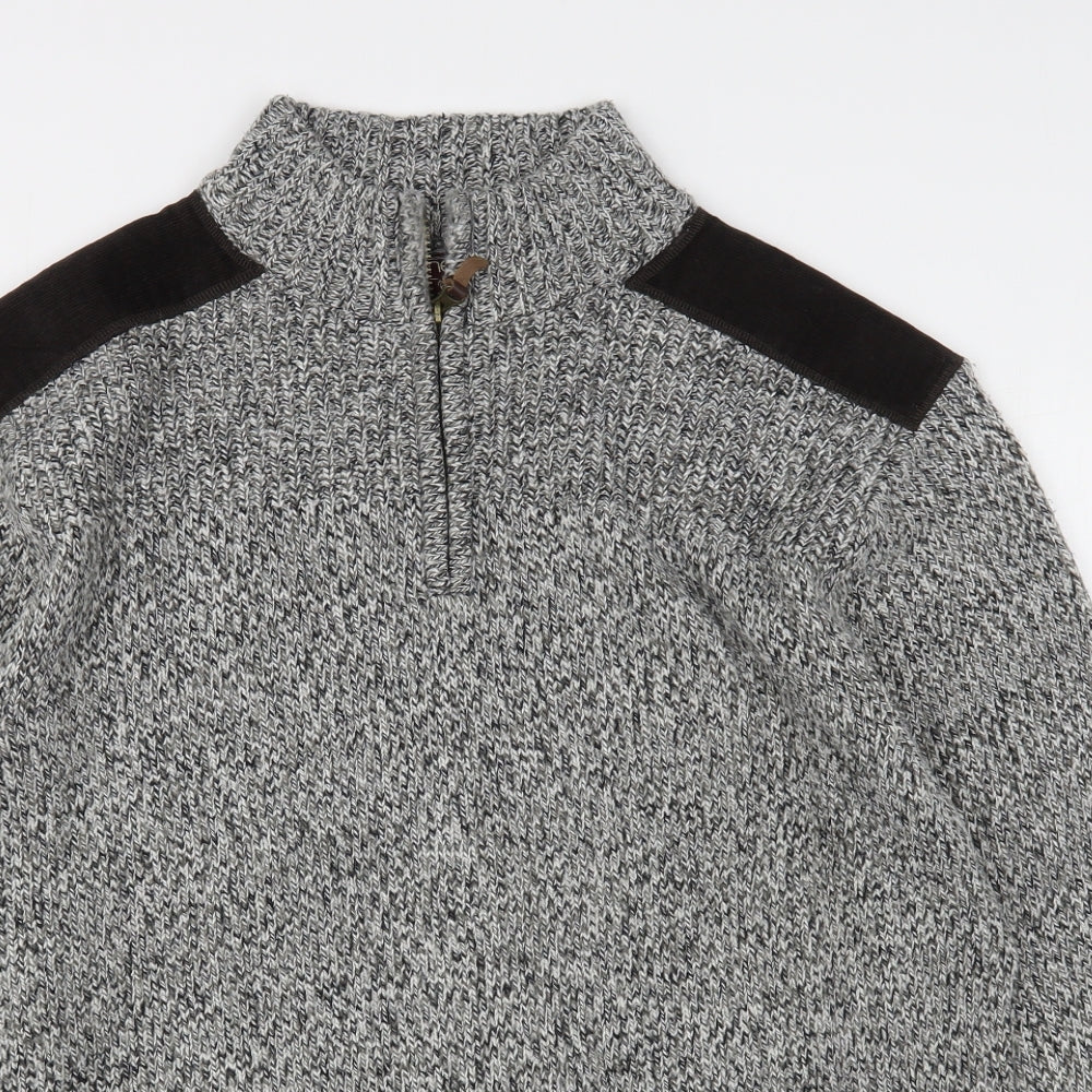 NEXT Mens Grey  Acrylic Pullover Sweatshirt Size XL