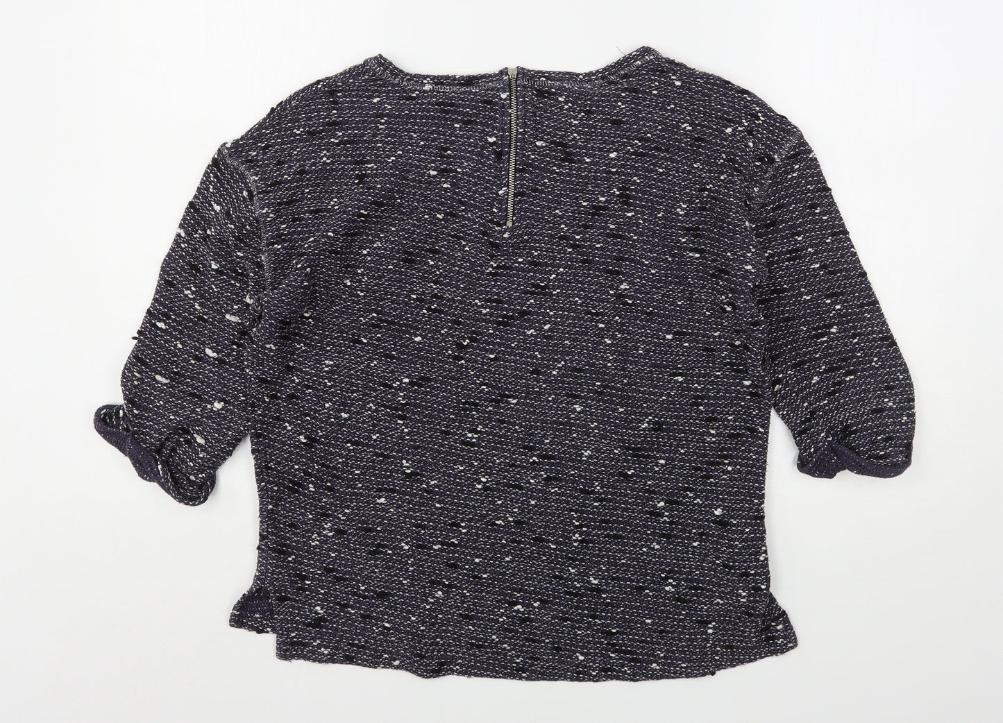 NEXT Womens Purple Round Neck  Polyester Pullover Jumper Size 10