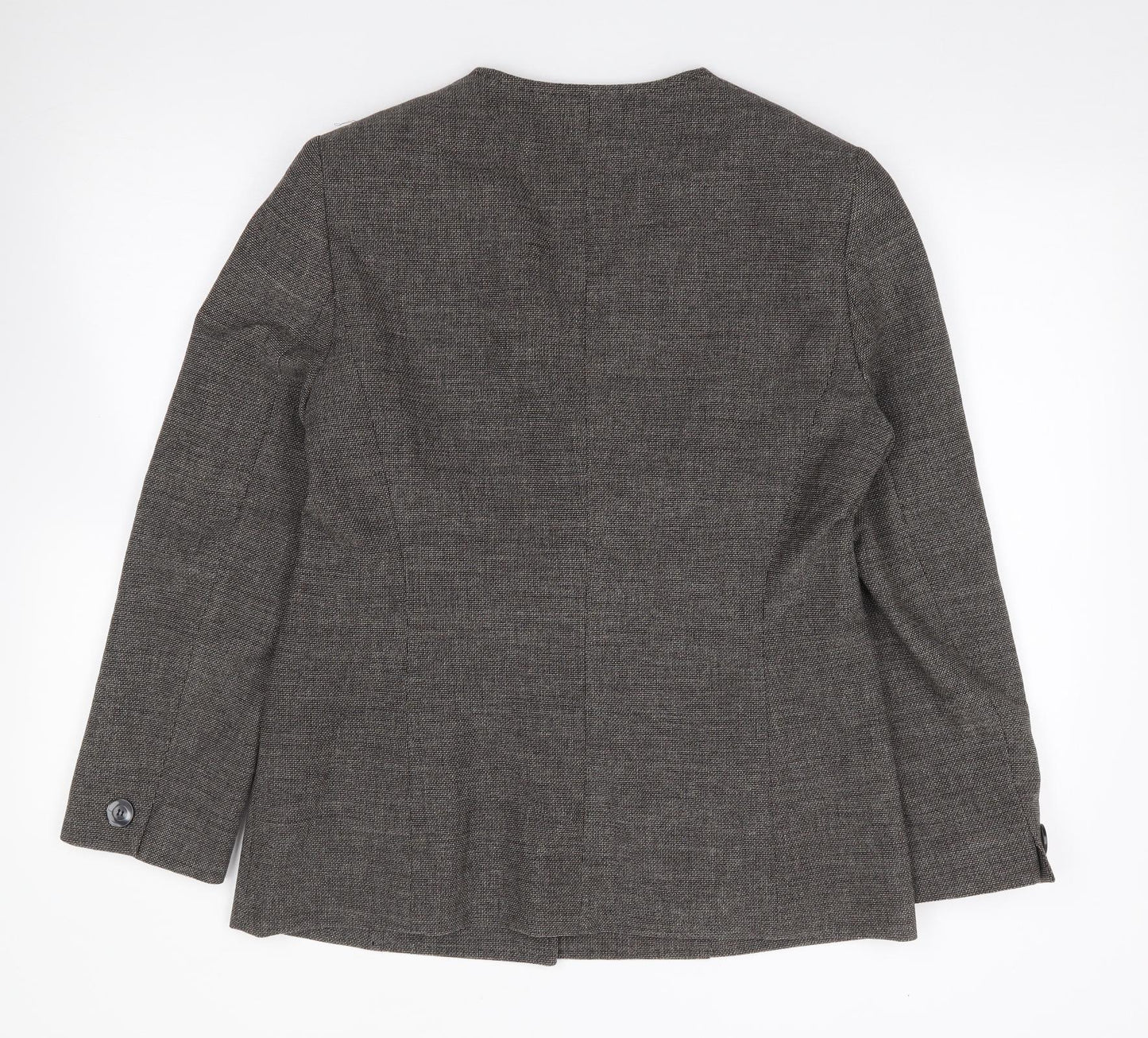 Artigiano Womens Grey   Jacket Blazer Size M  Button