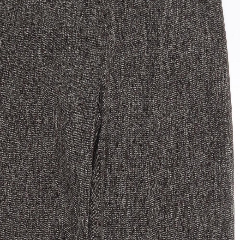 Principles Womens Brown  Polyester Trousers  Size 10 L26 in Regular Zip