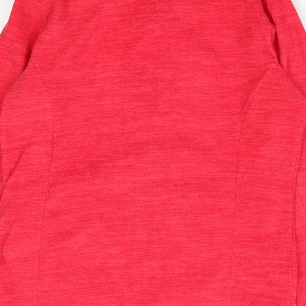 Mountain Warehouse Womens Pink High Neck  Polyester Full Zip Jumper Size 12