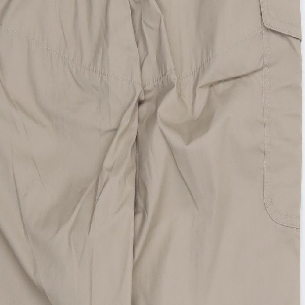 Craghoppers Womens Beige  Polyester Rain Trousers Trousers Size 10 L30 in Regular Zip