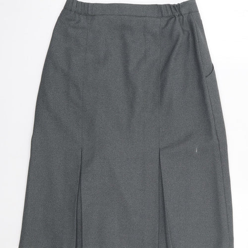Botra Womens Grey  Polyester A-Line Skirt Size 12   Zip - Bowling, Bowls