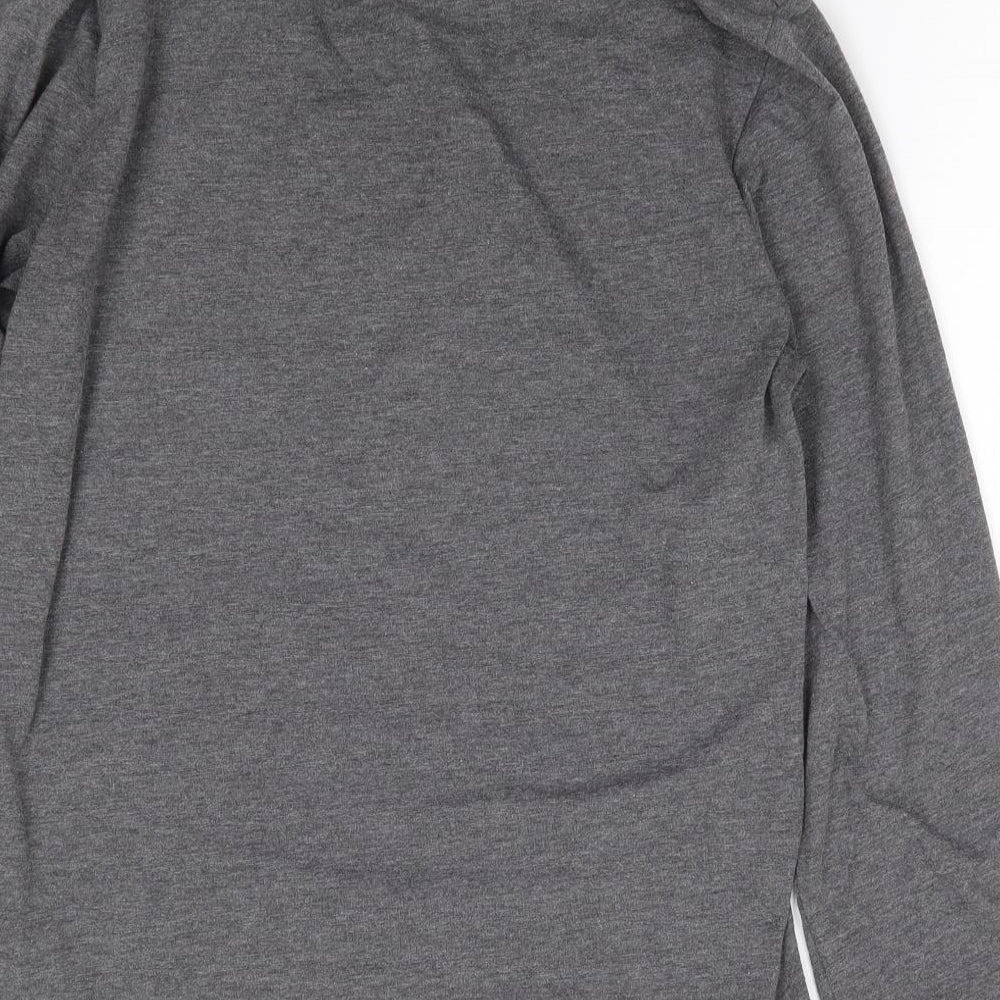 New Look Womens Grey Roll Neck  Polyester Pullover Jumper Size S