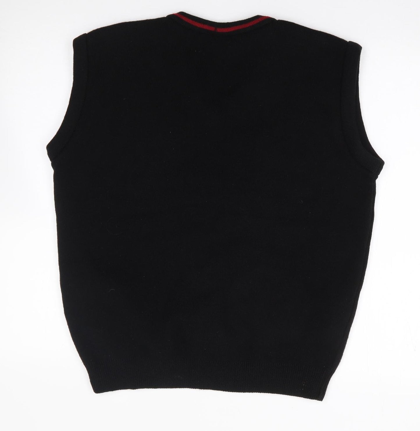 School Blazer Girls Black V-Neck  Acrylic Pullover Jumper Size 15 Years  Pullover - School Wear