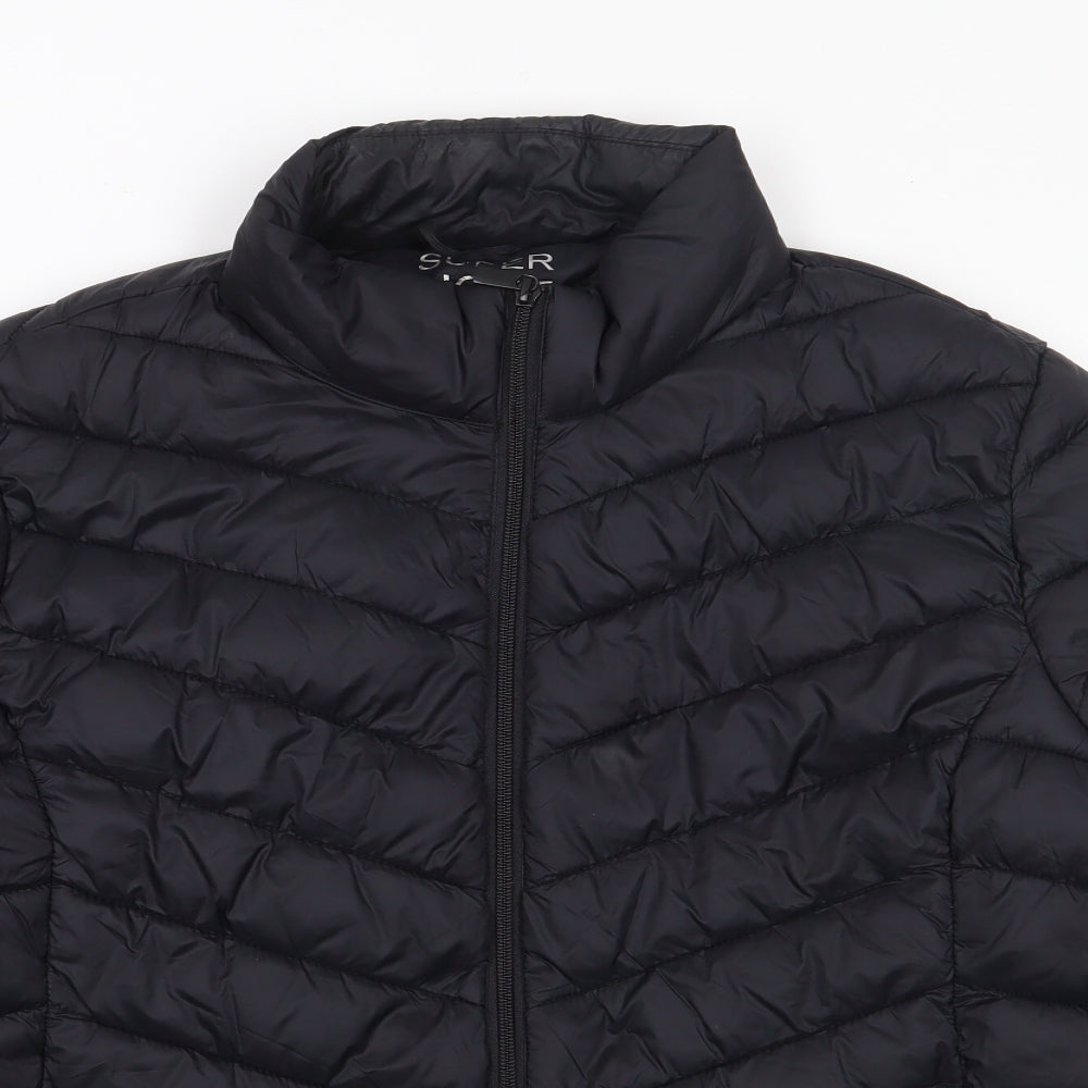 Primark Womens Black   Puffer Jacket Coat Size XL  Zip