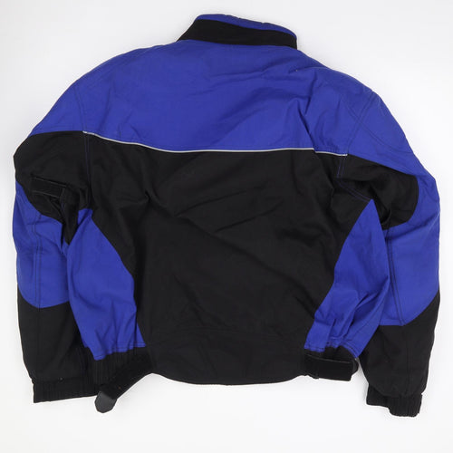 Ashman Mens Blue   Biker Coat Size 2XL  Zip