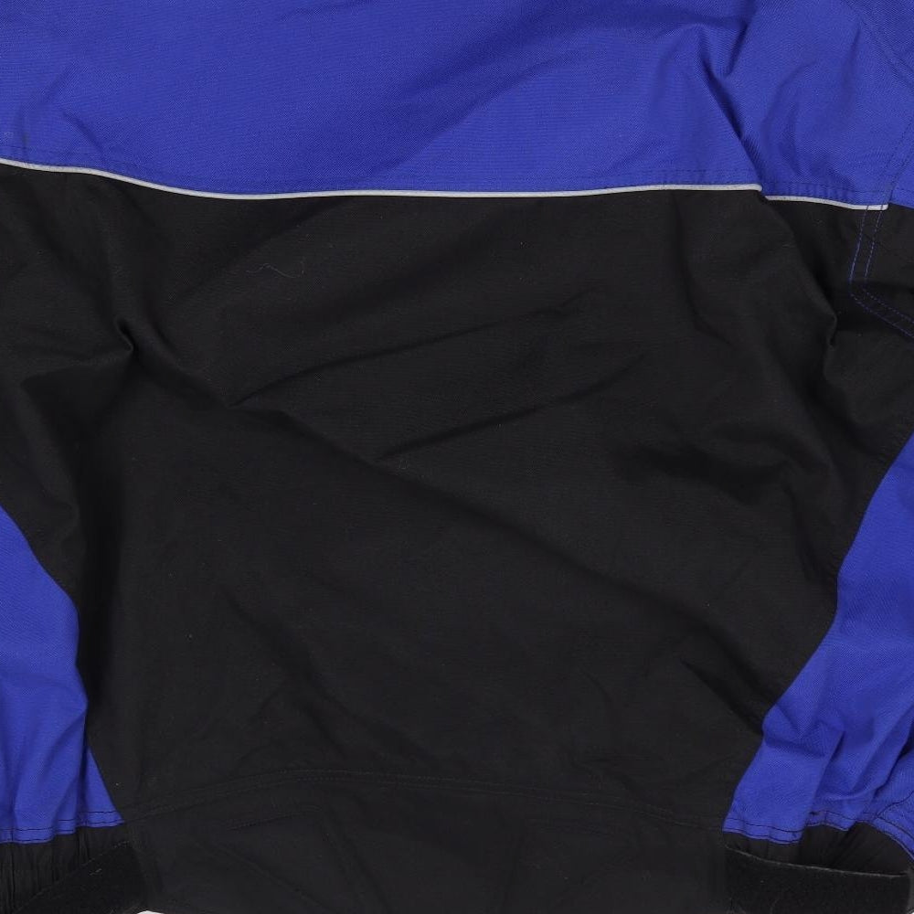 Ashman Mens Blue   Biker Coat Size 2XL  Zip