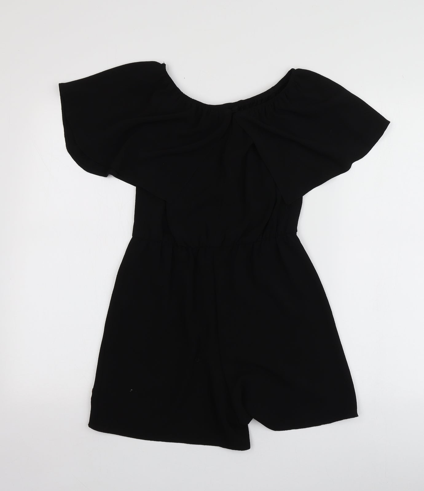 Atmosphere Womens Black Geometric Polyester Shorts One-Piece Size 8