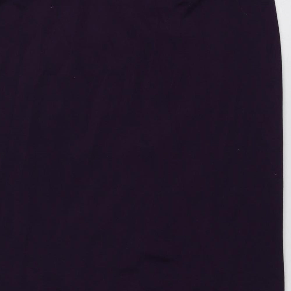 Atmosphere Womens Purple  Polyester A-Line Skirt Size 12