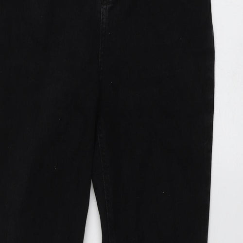 New Lpook Womens Black  Cotton Skinny Jeans Size 10 L27 in Regular
