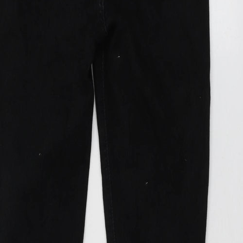 New Lpook Womens Black  Cotton Skinny Jeans Size 10 L27 in Regular