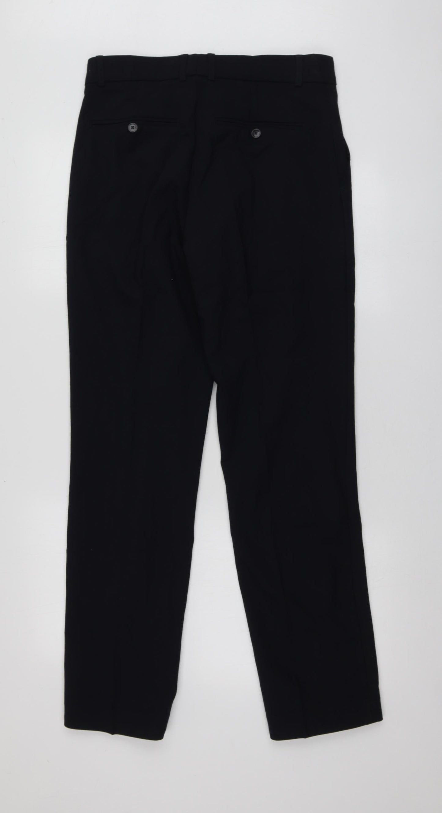Incorporatewear Mens Blue  Polyester Chino Trousers Size 30 L30 in Regular