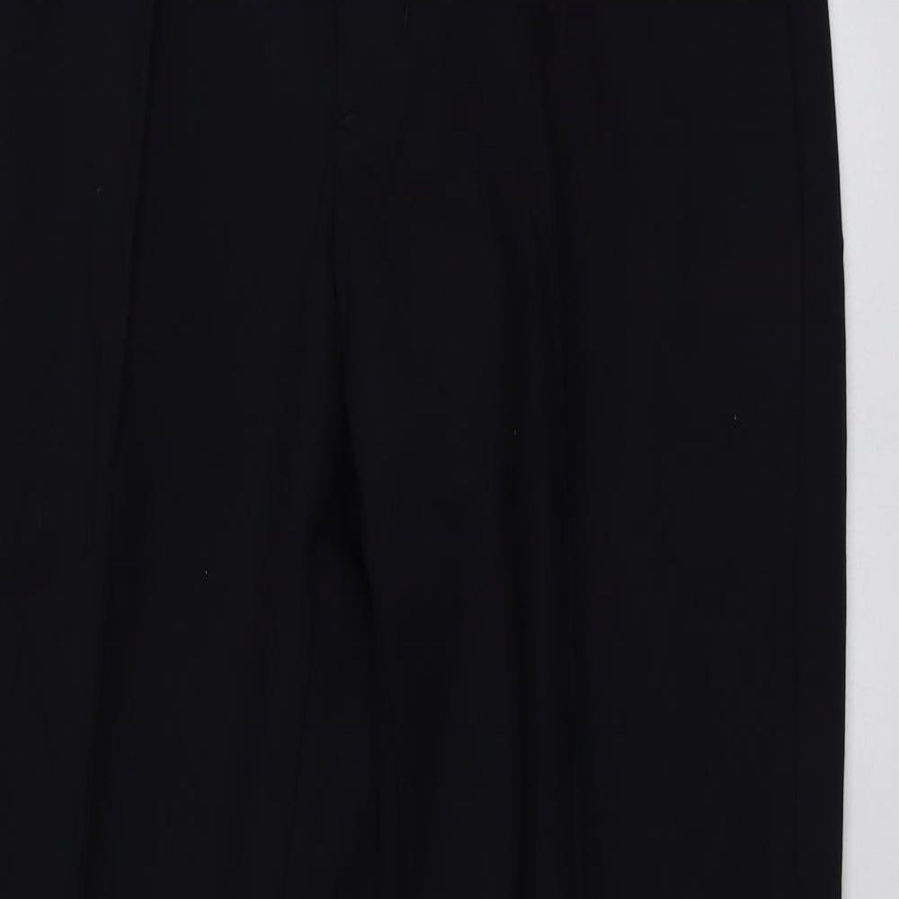 Incorporatewear Mens Blue  Polyester Chino Trousers Size 30 L30 in Regular