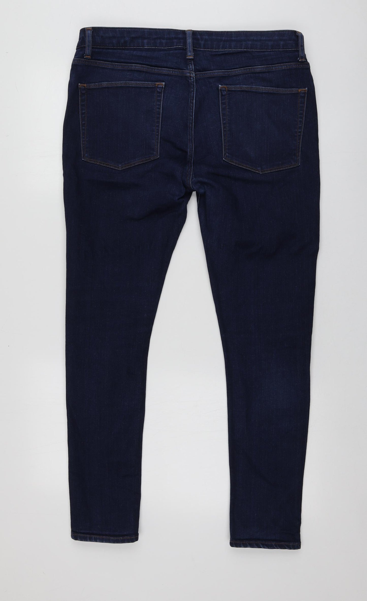 ASOS Mens Blue  Cotton Skinny Jeans Size 36 L28 in Regular