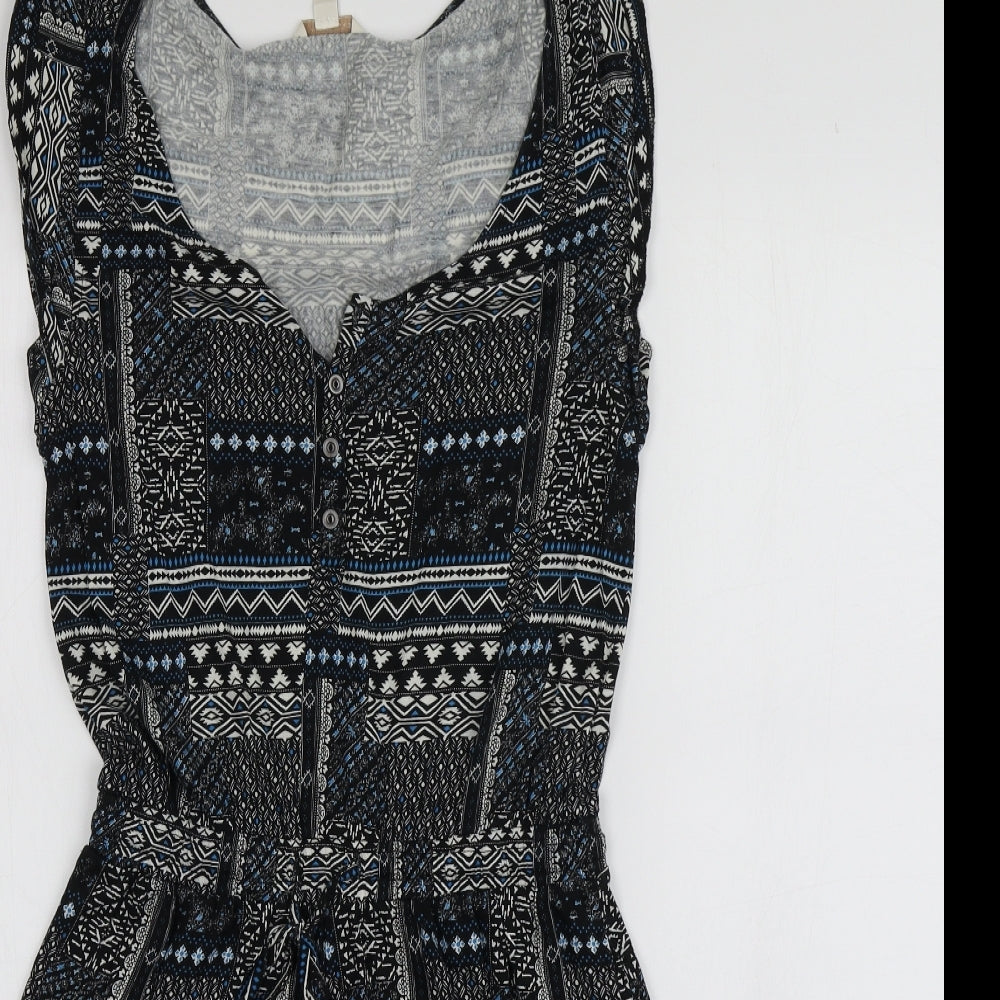 Springfield Womens Multicoloured Geometric Modal Shorts One-Piece Size S