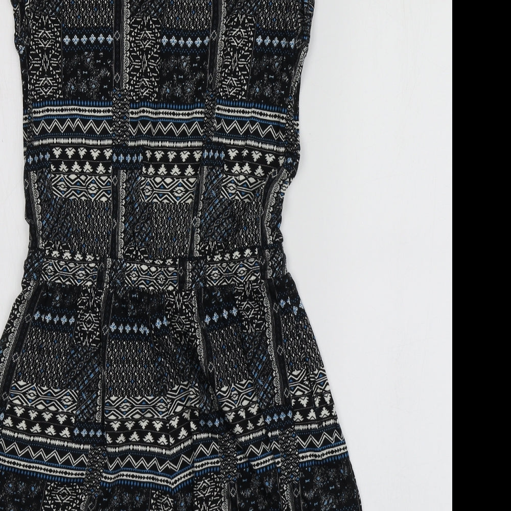 Springfield Womens Multicoloured Geometric Modal Shorts One-Piece Size S