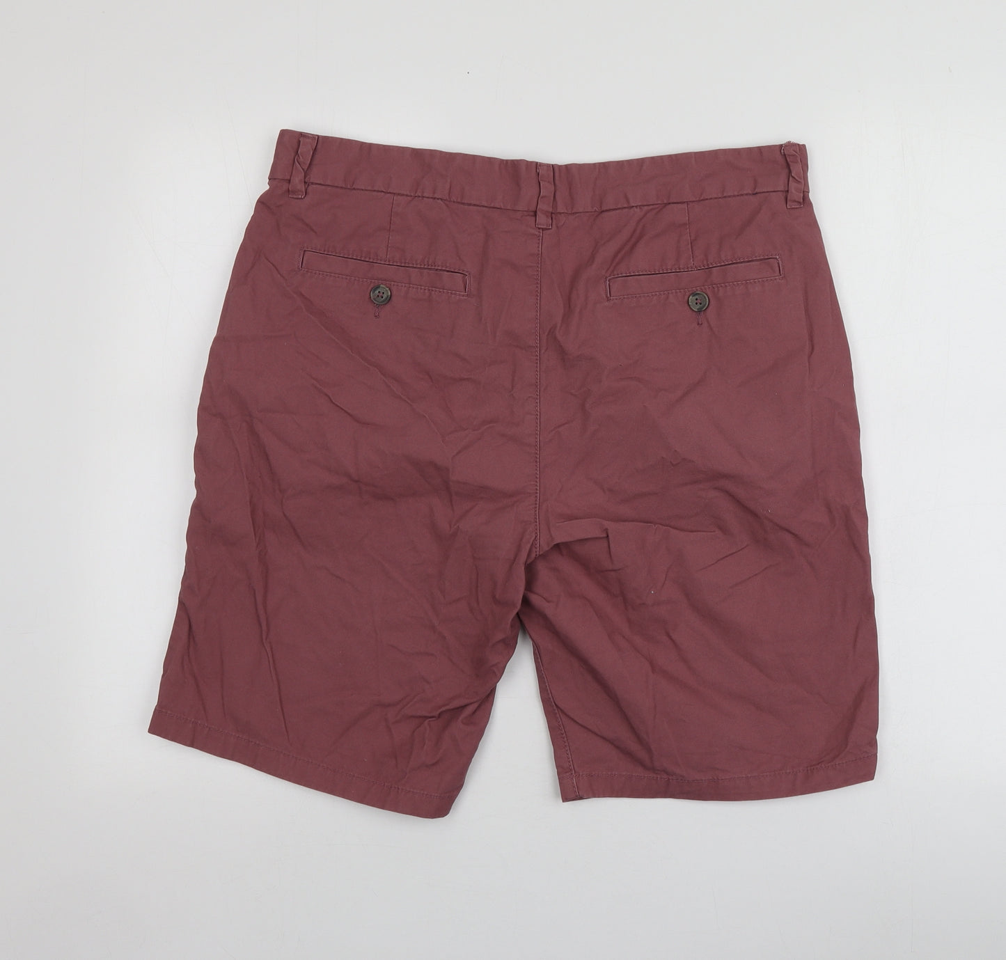 F&F Mens Purple  Cotton Chino Shorts Size 36  Regular