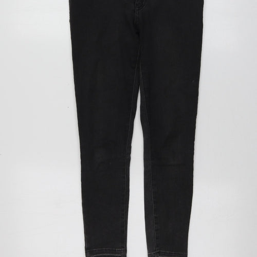 New Look Womens Black  Cotton Skinny Jeans Size 8 L24 in Regular
