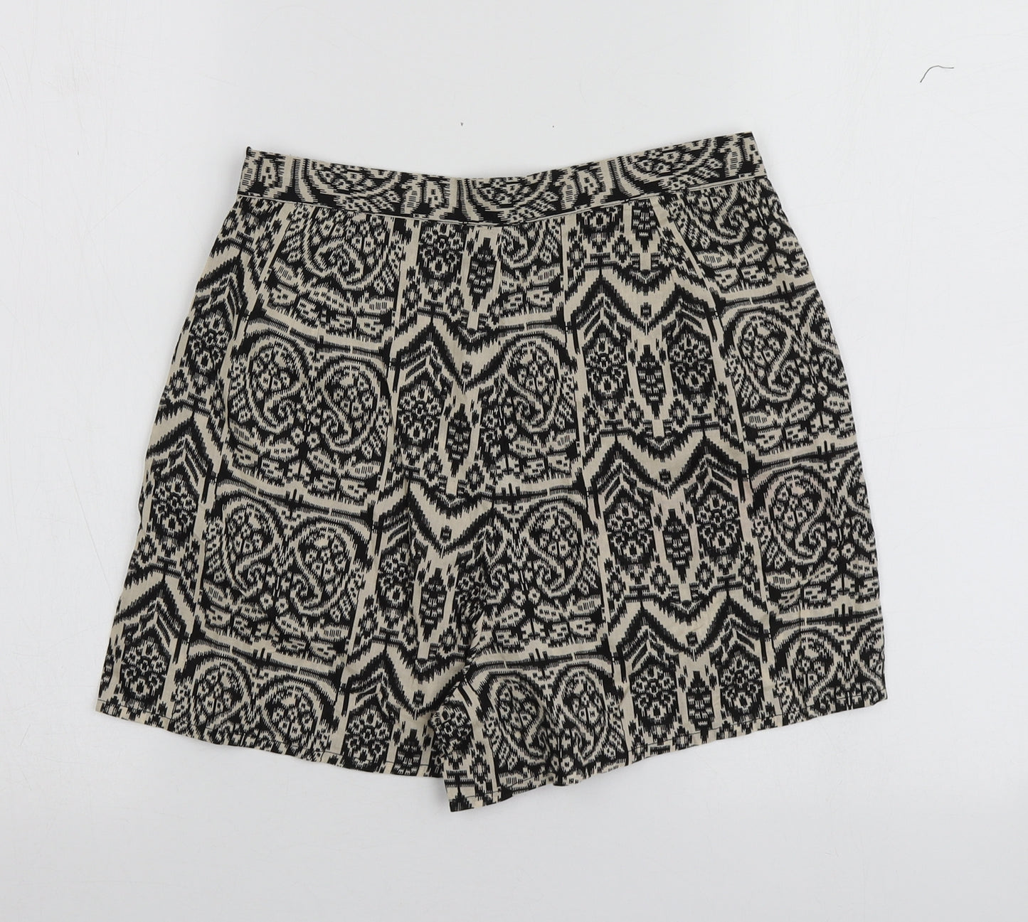 ASOS Womens Multicoloured Geometric Cotton Chino Shorts Size 8  Regular