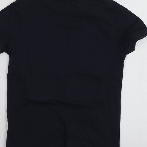 Star Wars Boys Blue Geometric 100% Cotton Basic T-Shirt Size 6-7 Years Round Neck