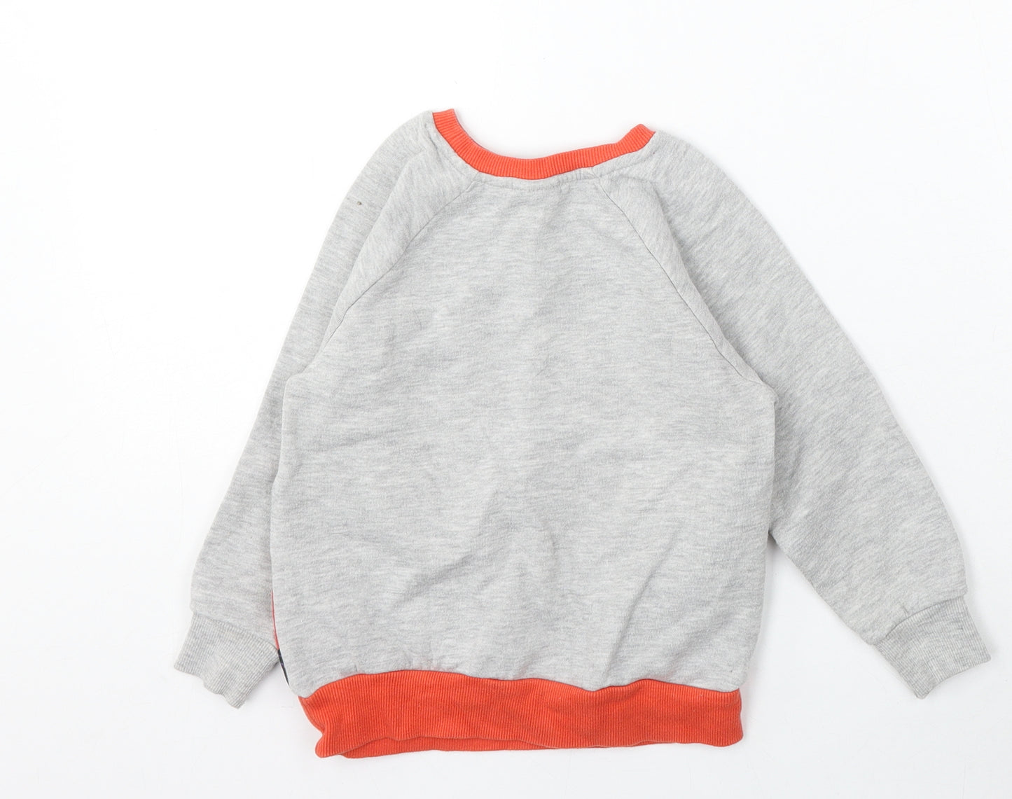 George Boys Grey  Cotton Pullover Sweatshirt Size 3-4 Years   - marvel