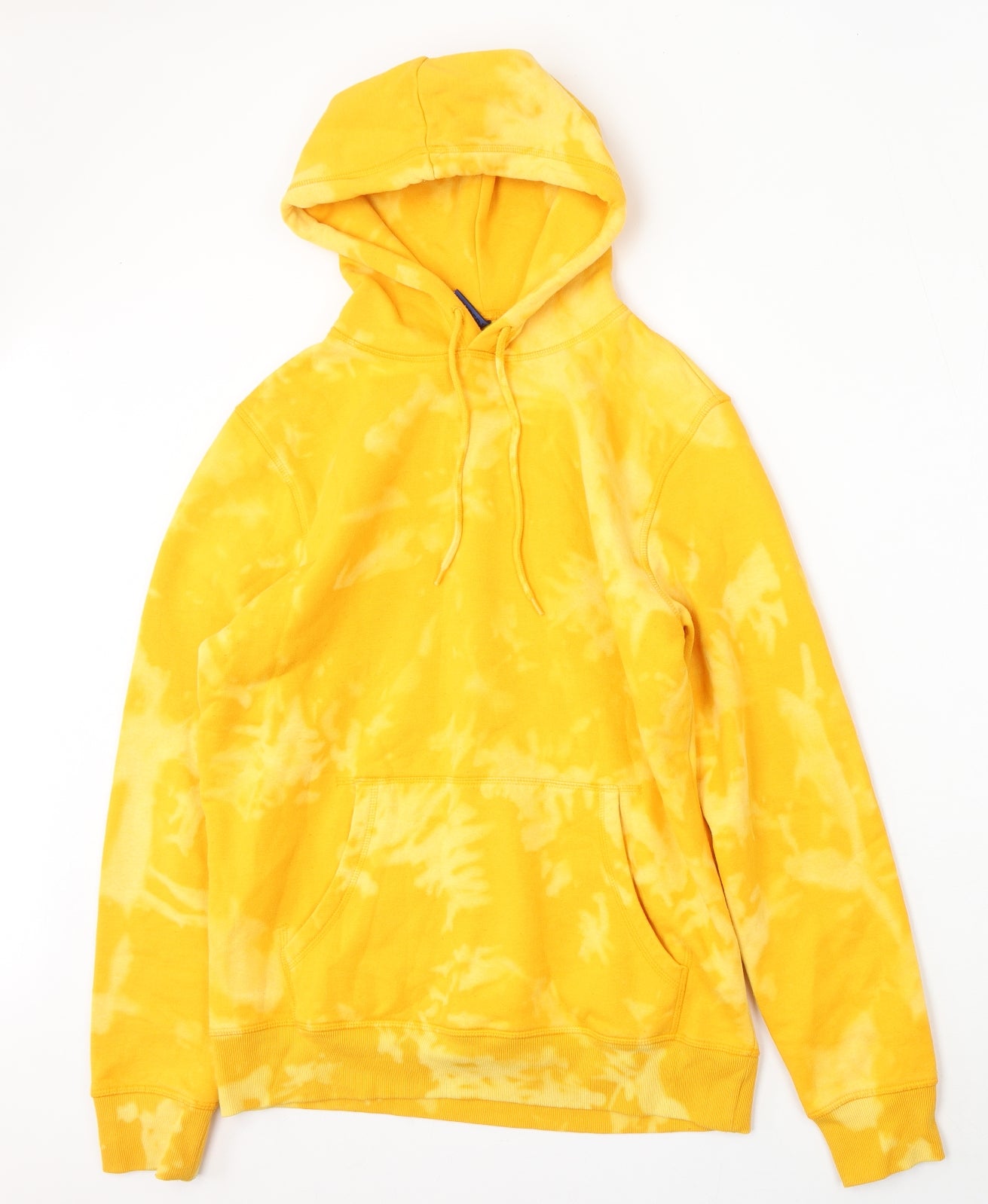 H&M Mens Gold  Cotton Pullover Hoodie Size S