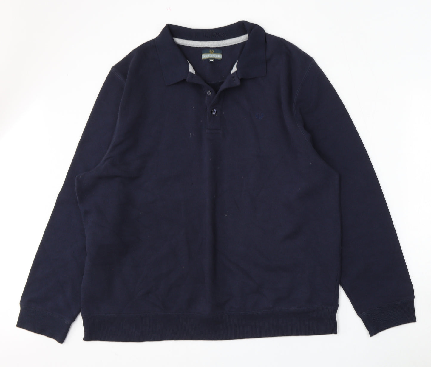 Lincoln Mens Black  Cotton Pullover Sweatshirt Size 2XL