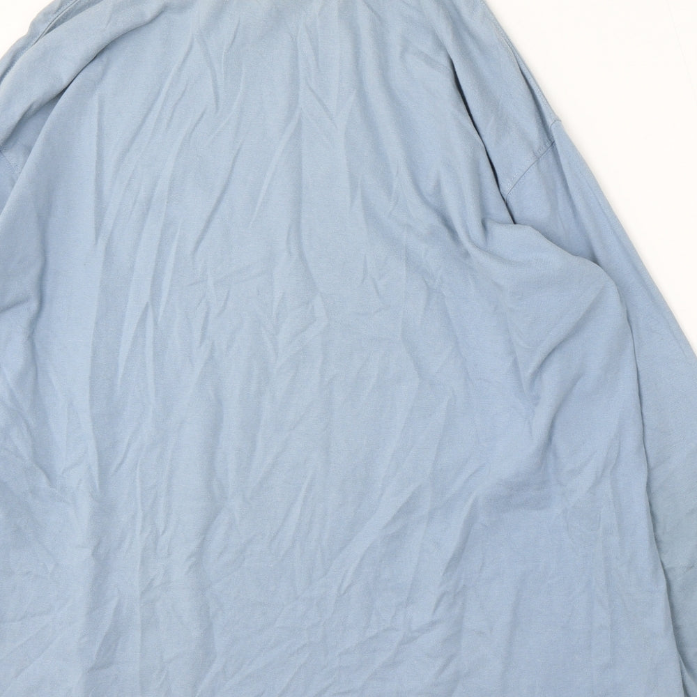 Cotton Traders Womens Blue  Cotton Pullover Sweatshirt Size 2XL