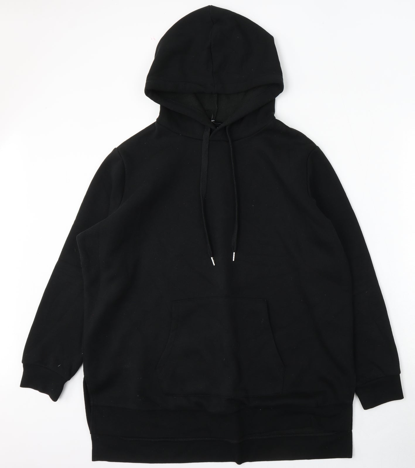 Very Womens Black  Cotton Pullover Hoodie Size 18