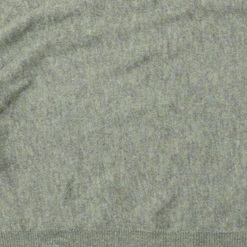 H&M  Womens Green Mock Neck  Acrylic Pullover Jumper Size M