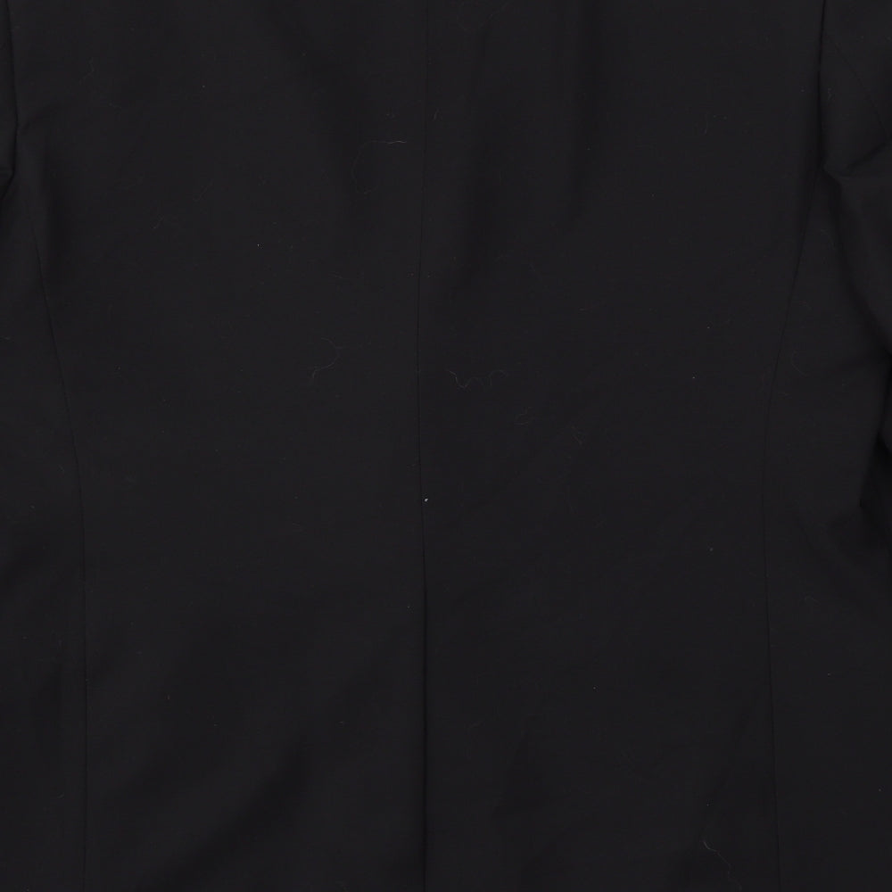Marks and Spencer Mens Black  Polyester Jacket Suit Size 42