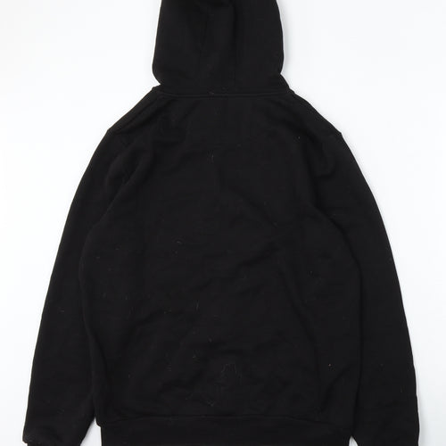 Primark Mens Black  Cotton Full Zip Hoodie Size XL