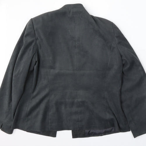 Jacques Vert Womens Grey   Jacket  Size 16  Button
