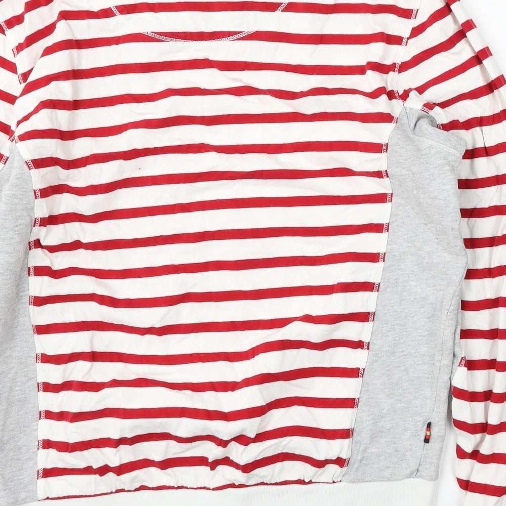 Luke Womens Multicoloured Striped Cotton Pullover Sweatshirt Size XL