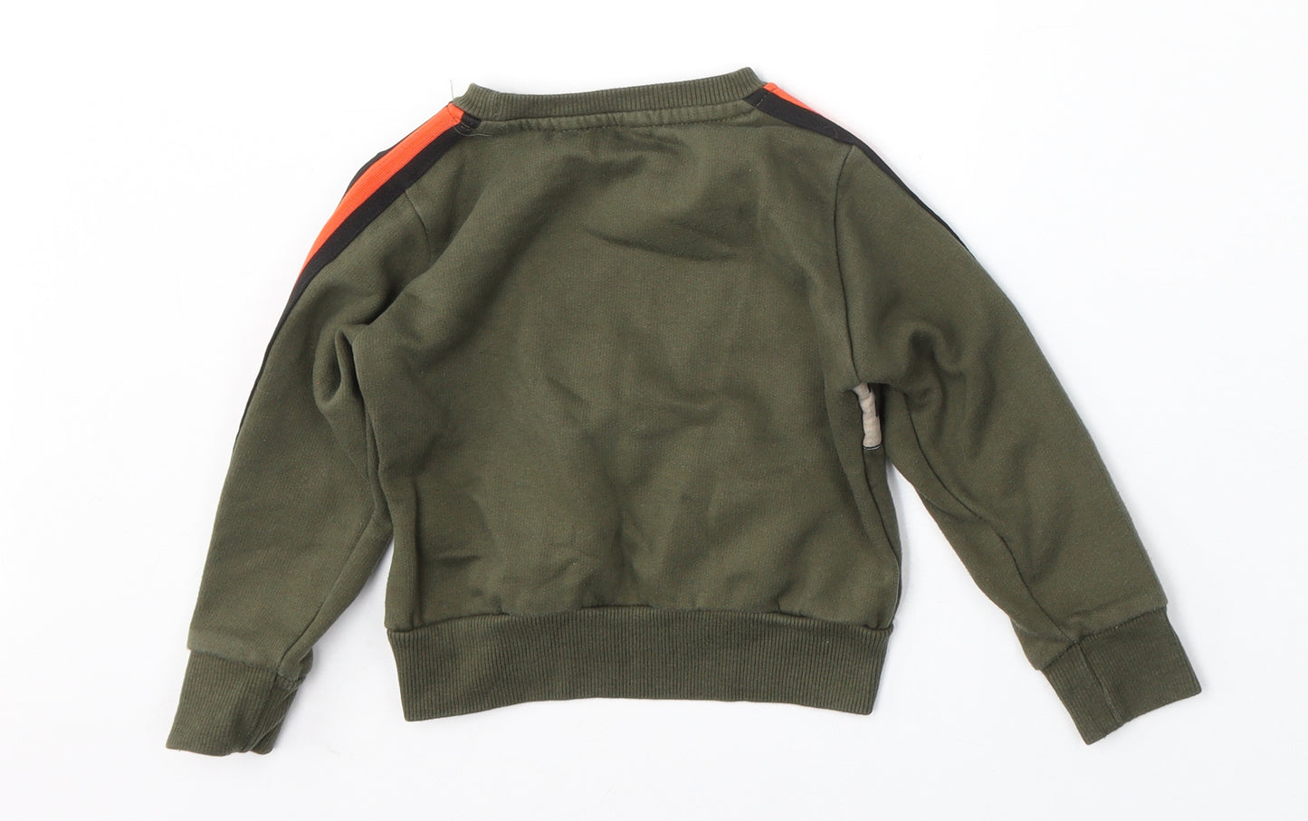 Pep&Co Boys Green  Cotton Pullover Sweatshirt Size 2-3 Years