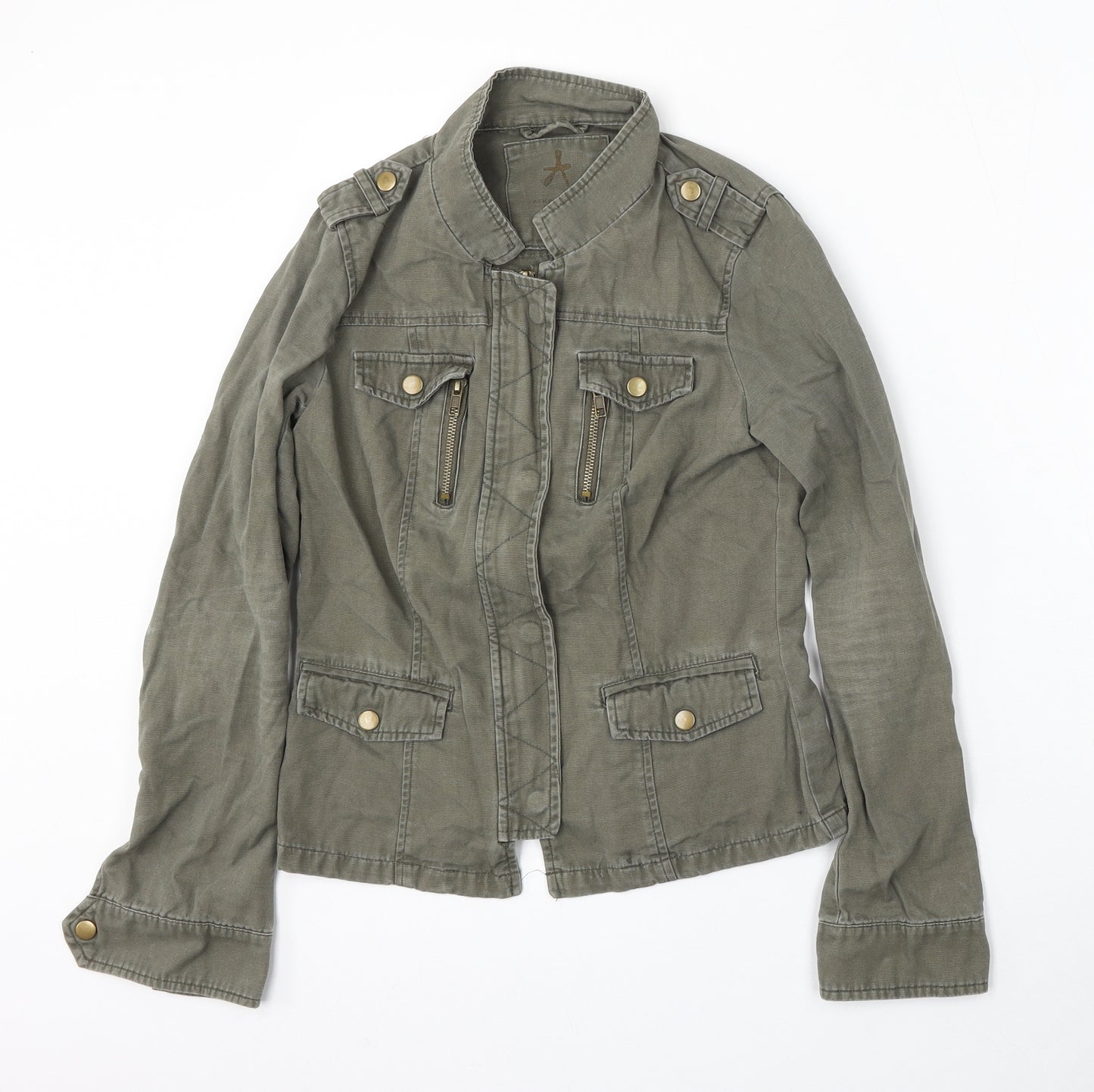 Atmosphere Womens Green   Jacket  Size 6  Button