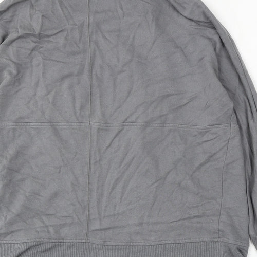 Gap Womens Grey V-Neck  Cotton Cardigan Jumper Size M