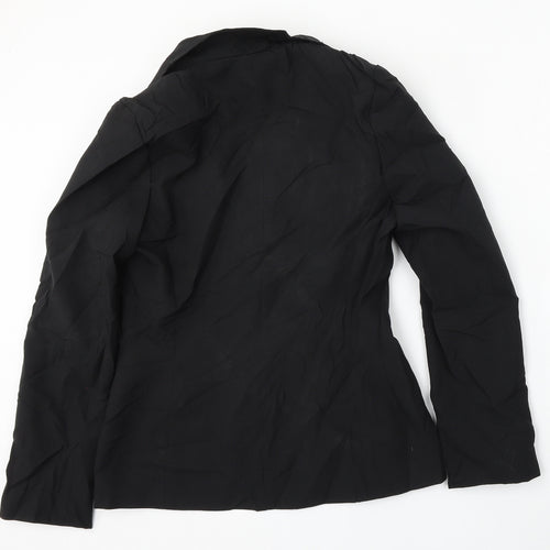 New Look Womens Black  Polyester Jacket Suit Size 12