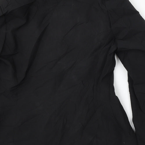 New Look Womens Black  Polyester Jacket Suit Size 12