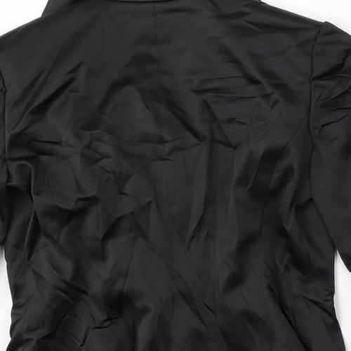 Debenhams Womens Black  Polyester Jacket Suit Size 8